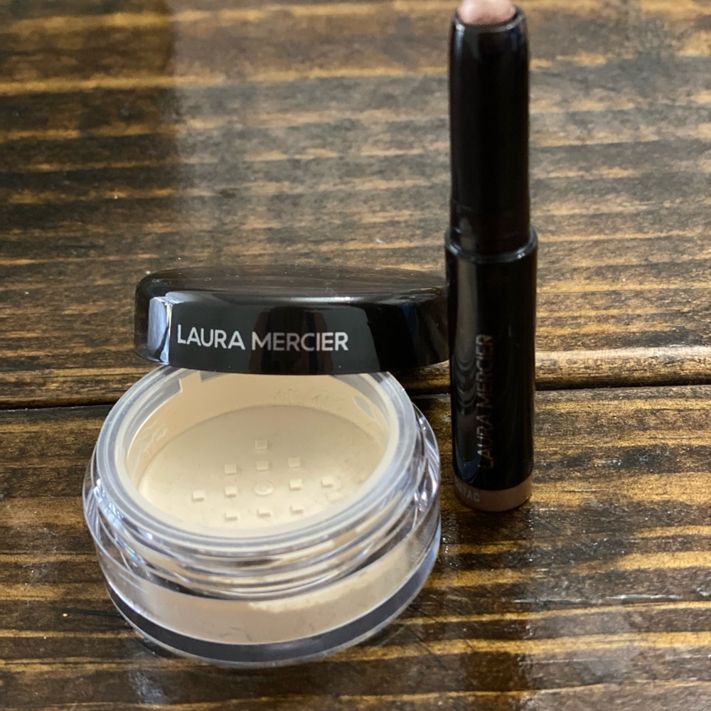 Laura Mercier translucent loose setting powder and eye color - Picture 1 of 4